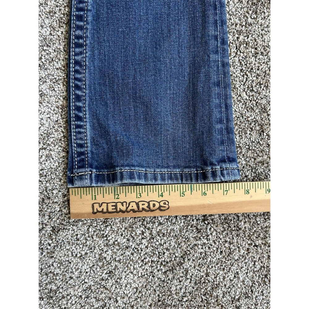 Miss Me Blue Boot Cut Jeans with Silver Accents - Picture 13 of 16
